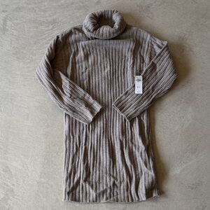 Abercrombie & Fitch Brown Sweater Dress Size S Tall NWT